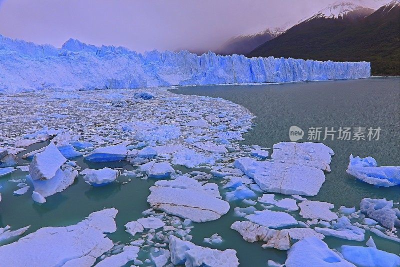 莫雷诺冰川和阿根廷湖- El Calafate，阿根廷巴塔哥尼亚